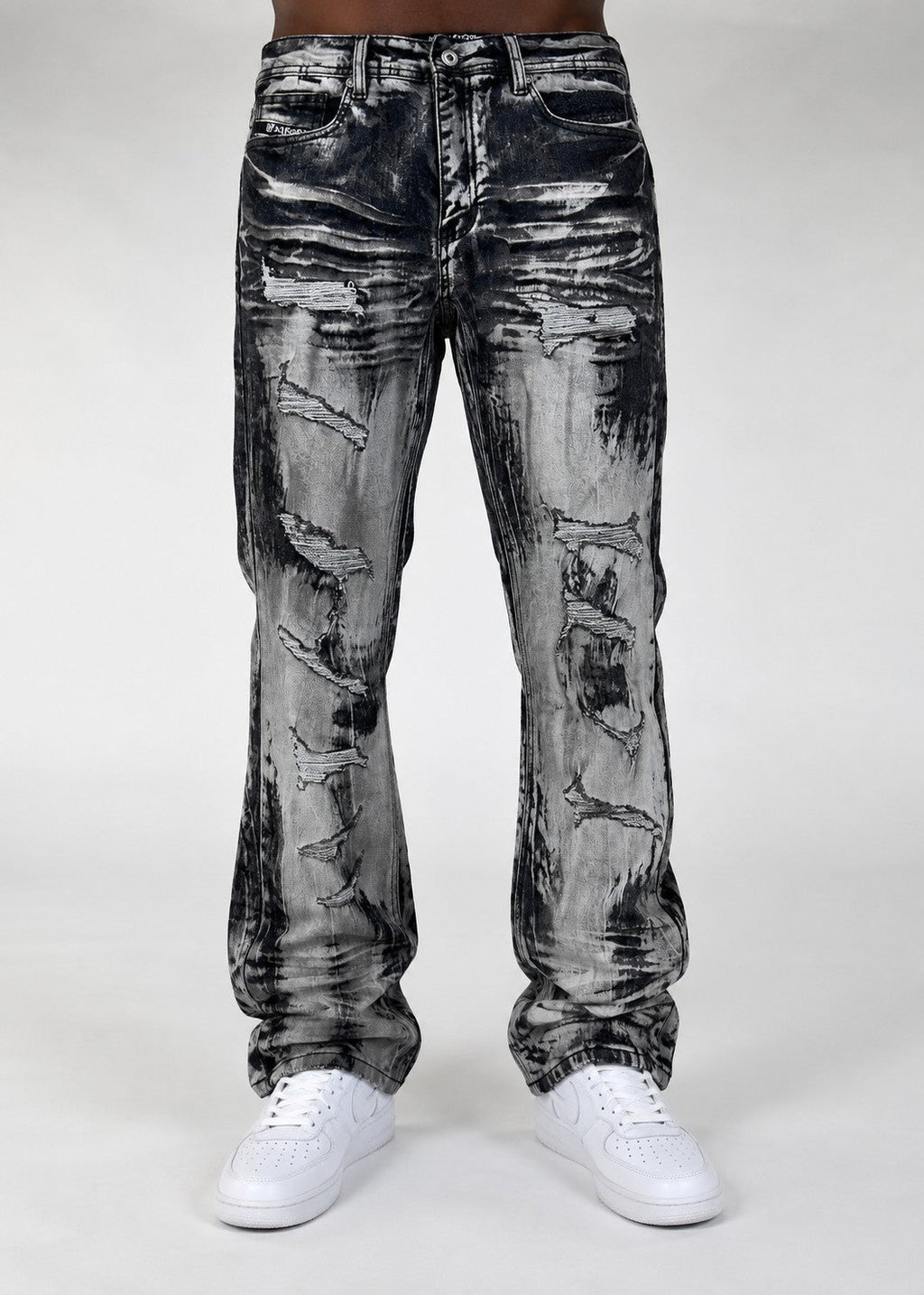 M1648 Sergio Straight Cut Jeans - Black