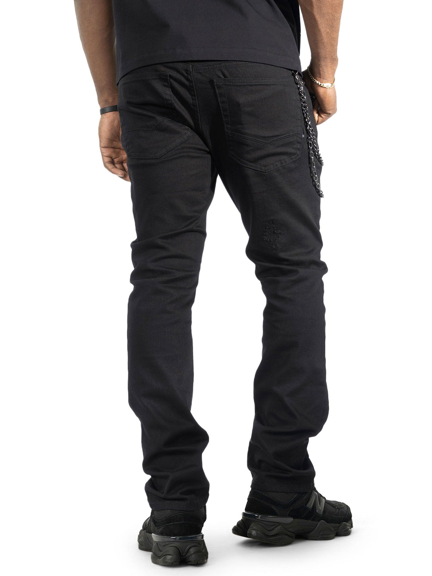 Jeans | M1763 Adorni Chain Pants - Jet Black