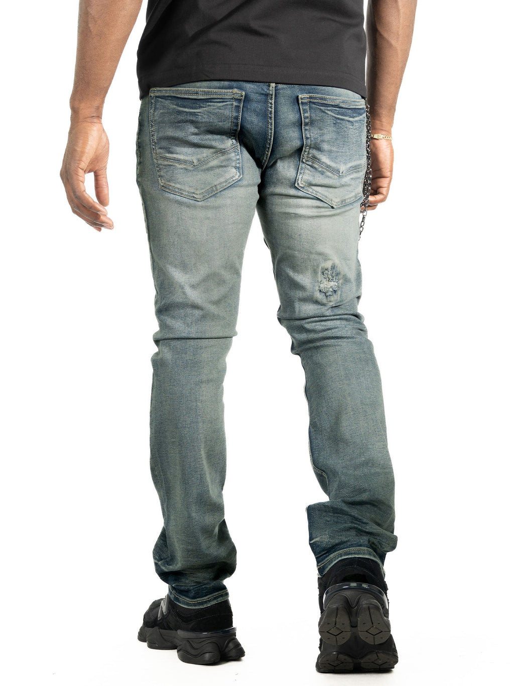 Jeans | M1763 Adorni Chain Pants - Dark Wash