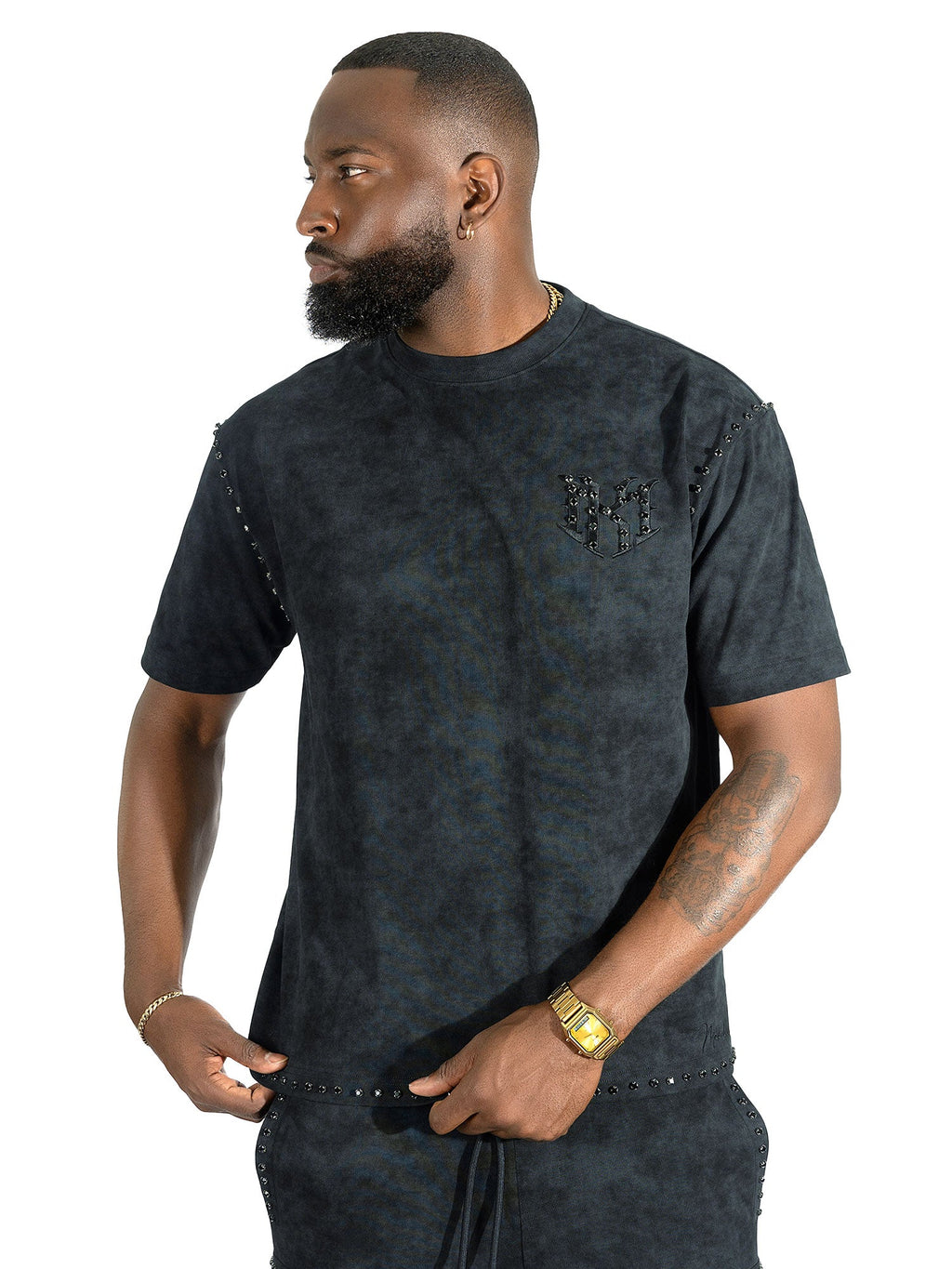 Set | M183 Prada Jersey Short Set - Black