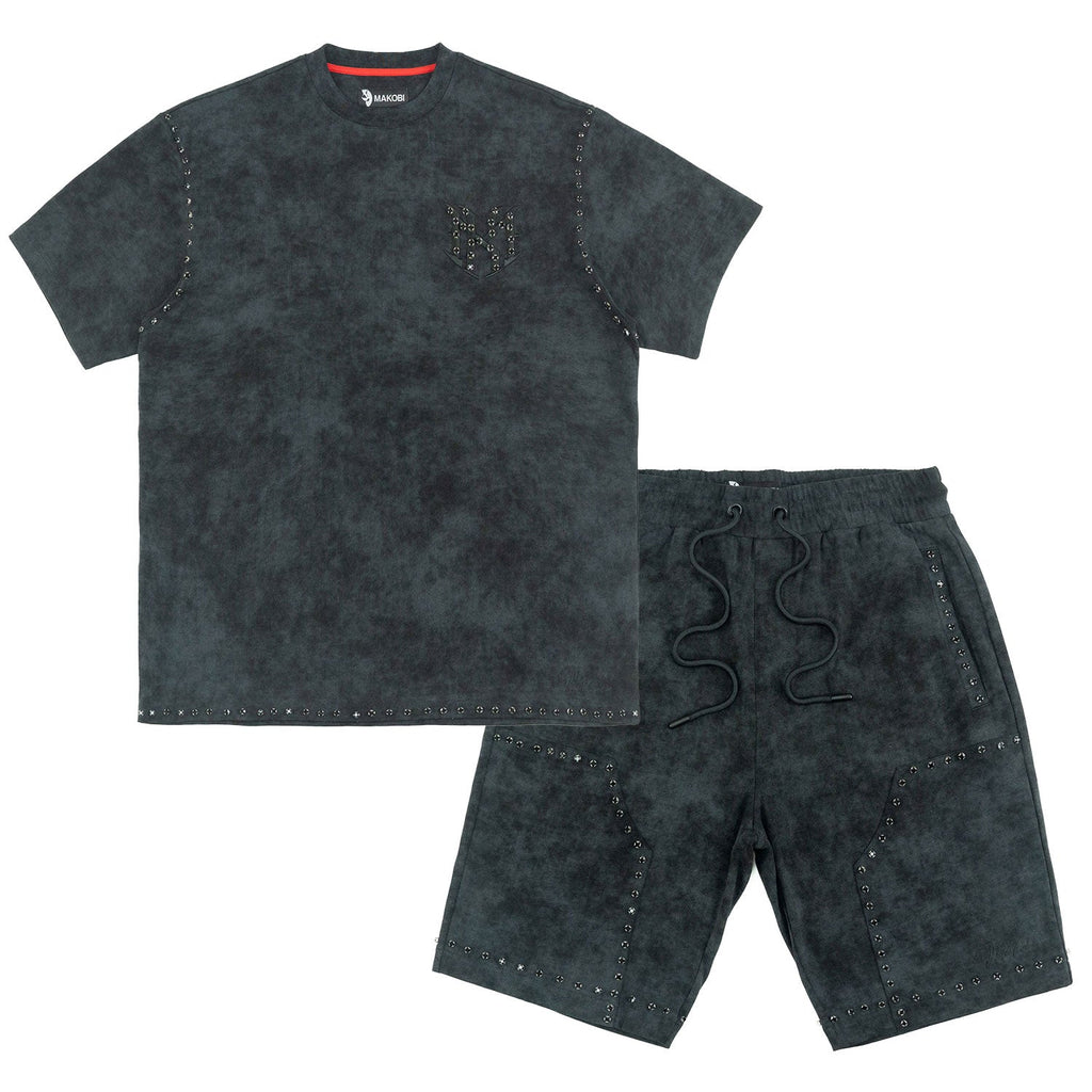 Set | M183 Prada Jersey Short Set - Black