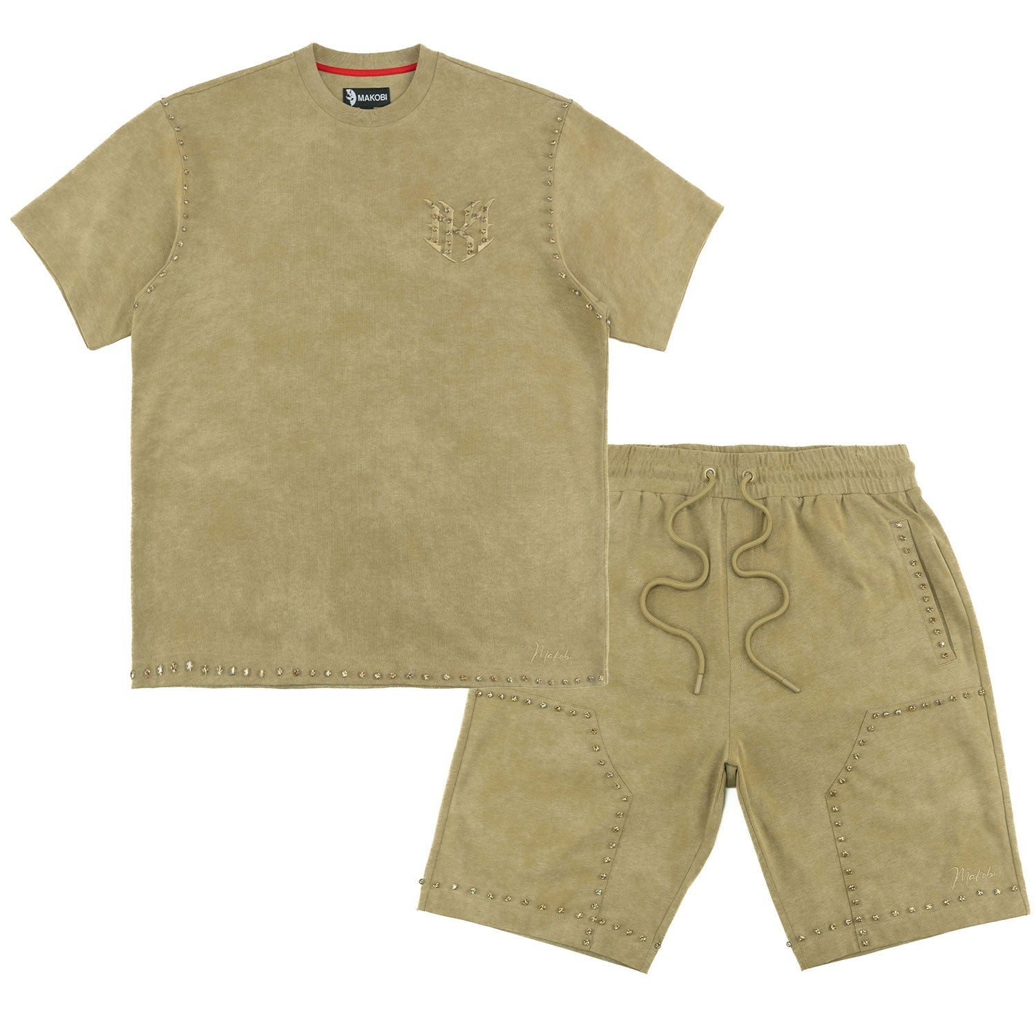 Set | M183 Prada Jersey Short Set - Mocha