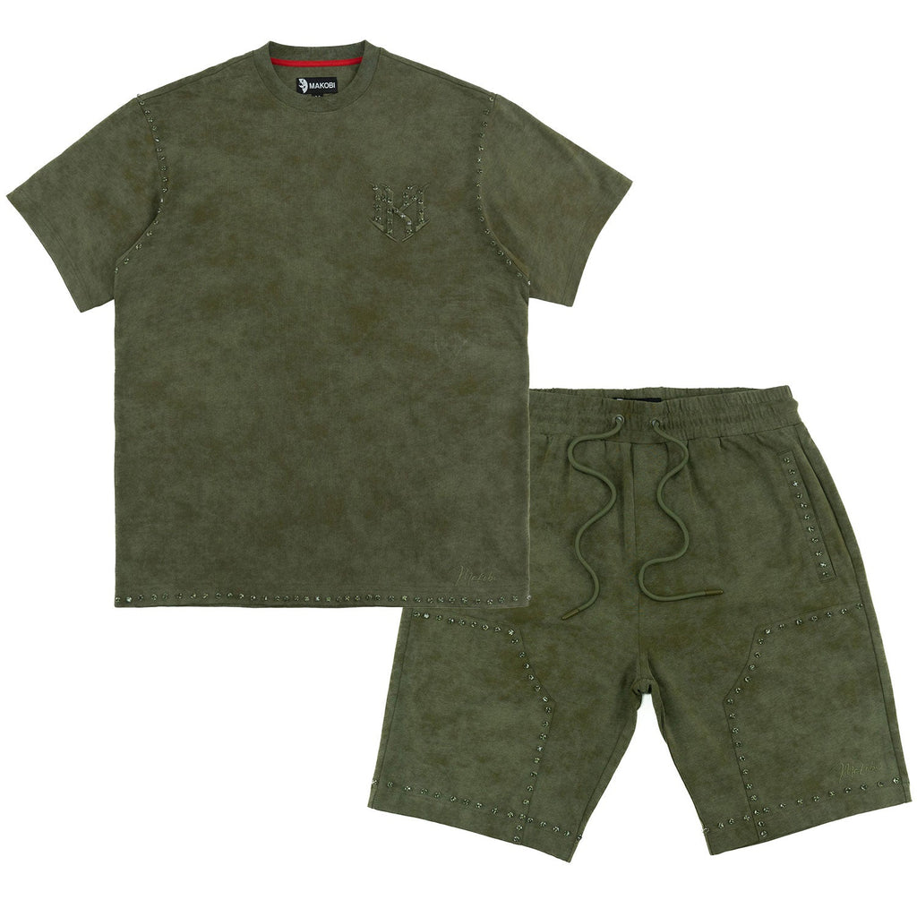 Set | M183 Prada Jersey Short Set - Olive