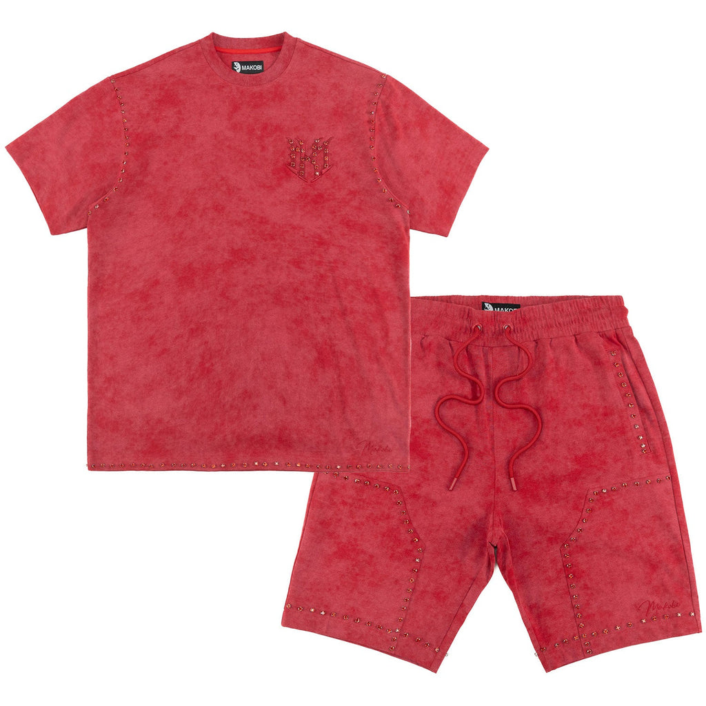 M683 Prada Shorts - Red
