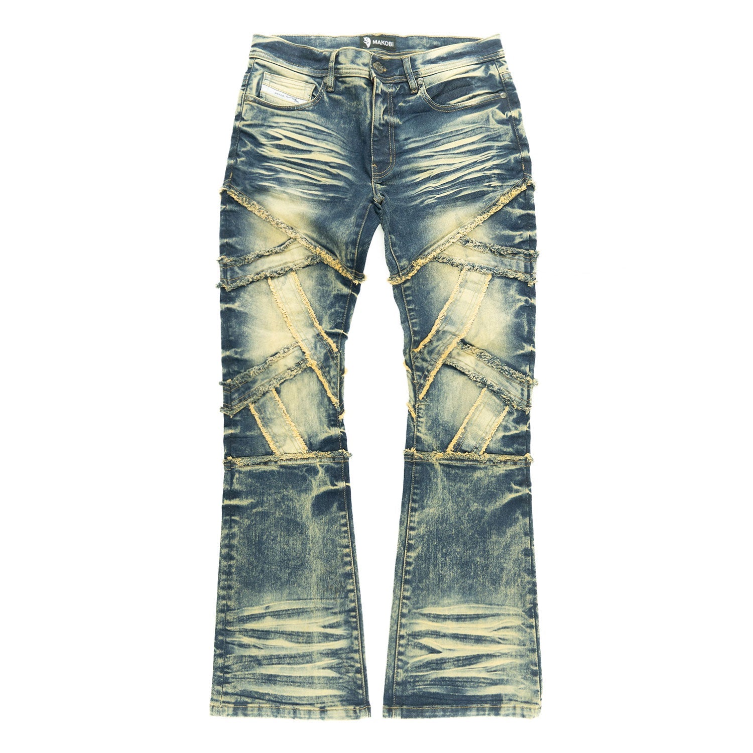 Pants | M1908 Veneta Stacked Jeans - Dark Wash
