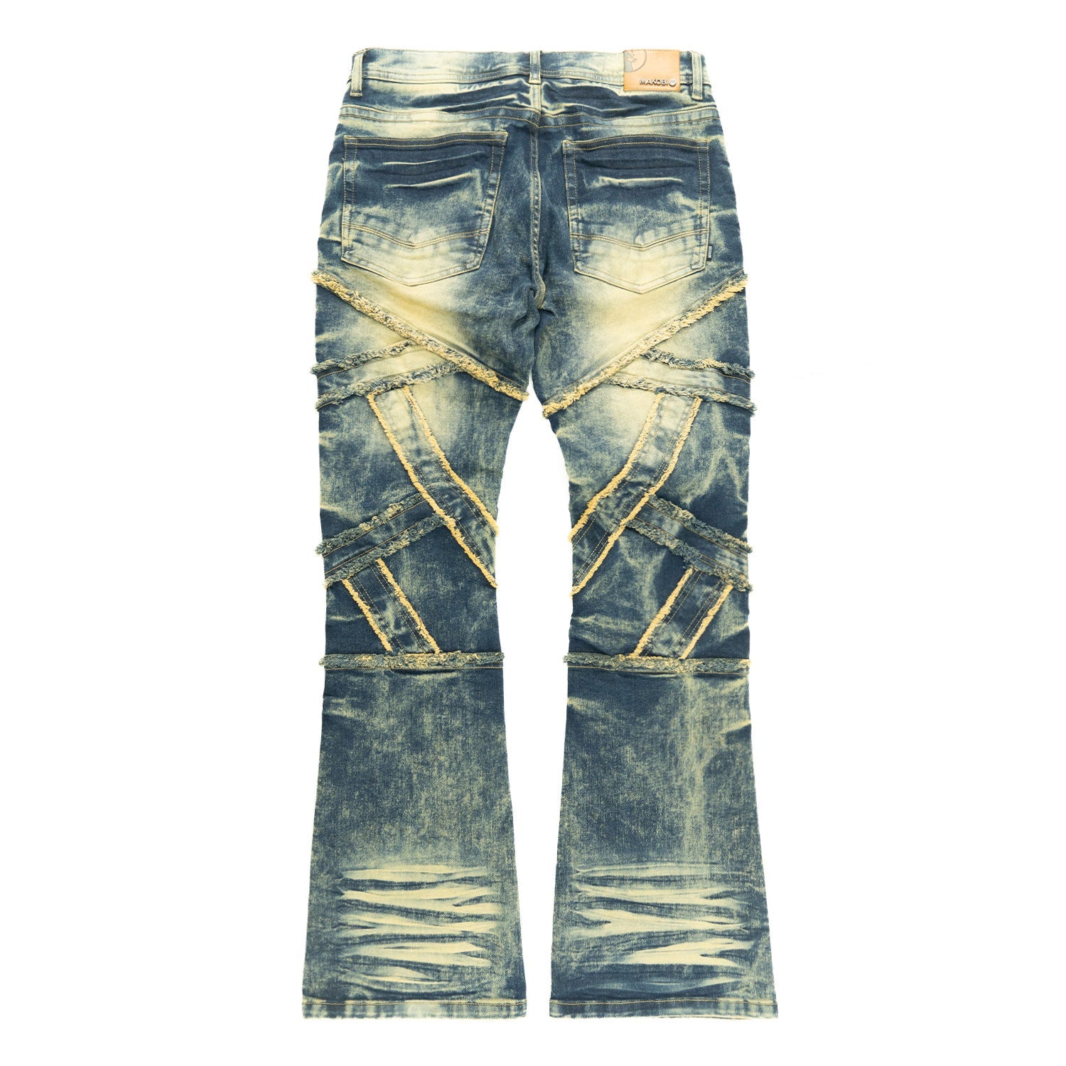 Pants | M1908 Veneta Stacked Jeans - Dark Wash