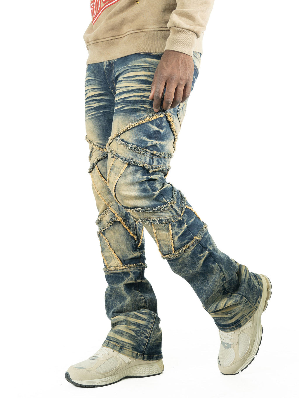Pants | M1908 Veneta Stacked Jeans - Dark Wash