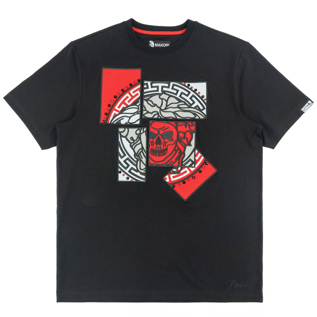 Jersey Shirt | M193 Bianco Medusa Tee - Black