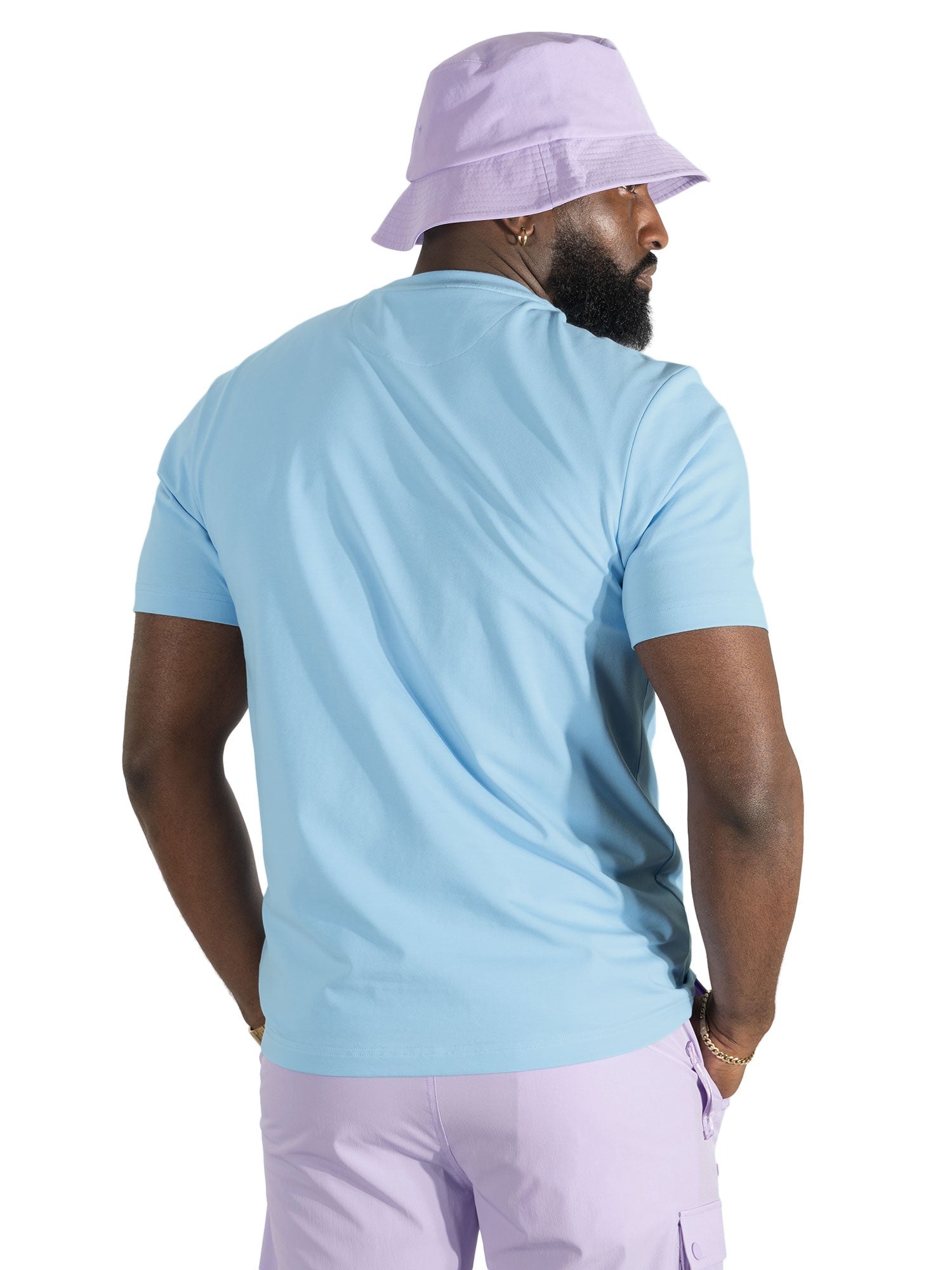 Jersey Shirt | M193 Bianco Medusa Tee - Light Blue