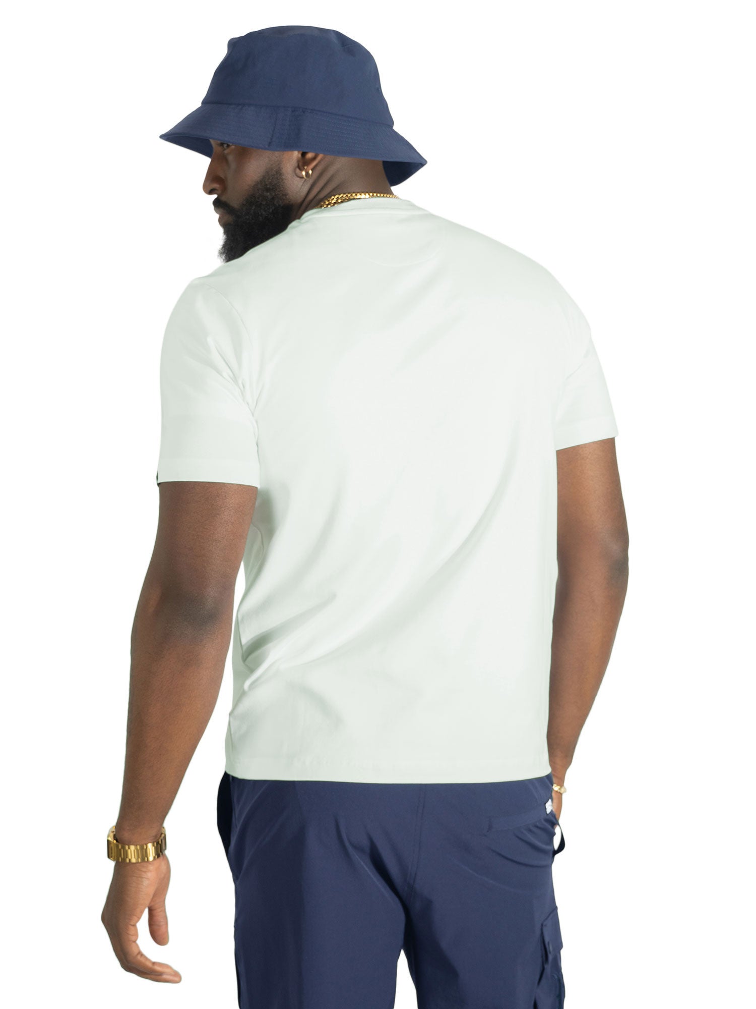 Jersey Shirt | M193 Bianco Medusa Tee - White Navy