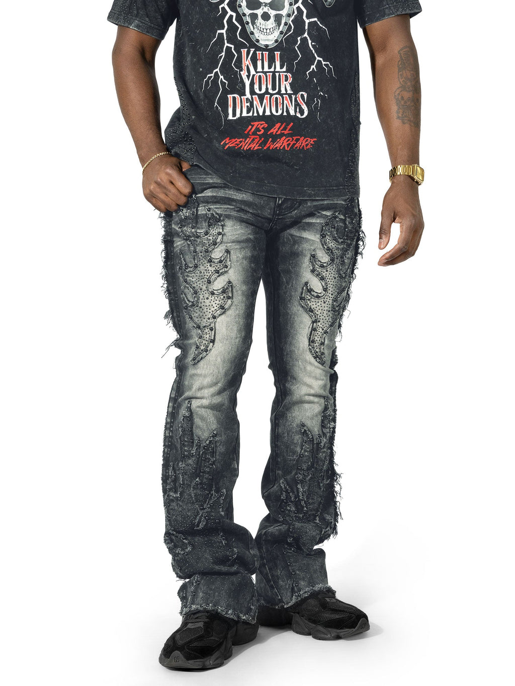 M1959 Tesoro Stacked Jeans - Black
