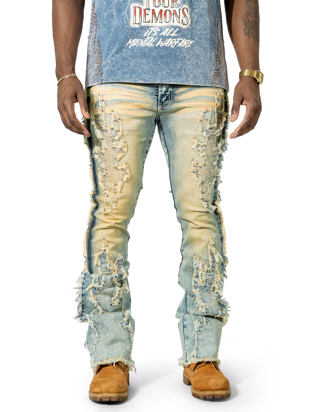 M1959 Tesoro Stacked Jeans - Blue
