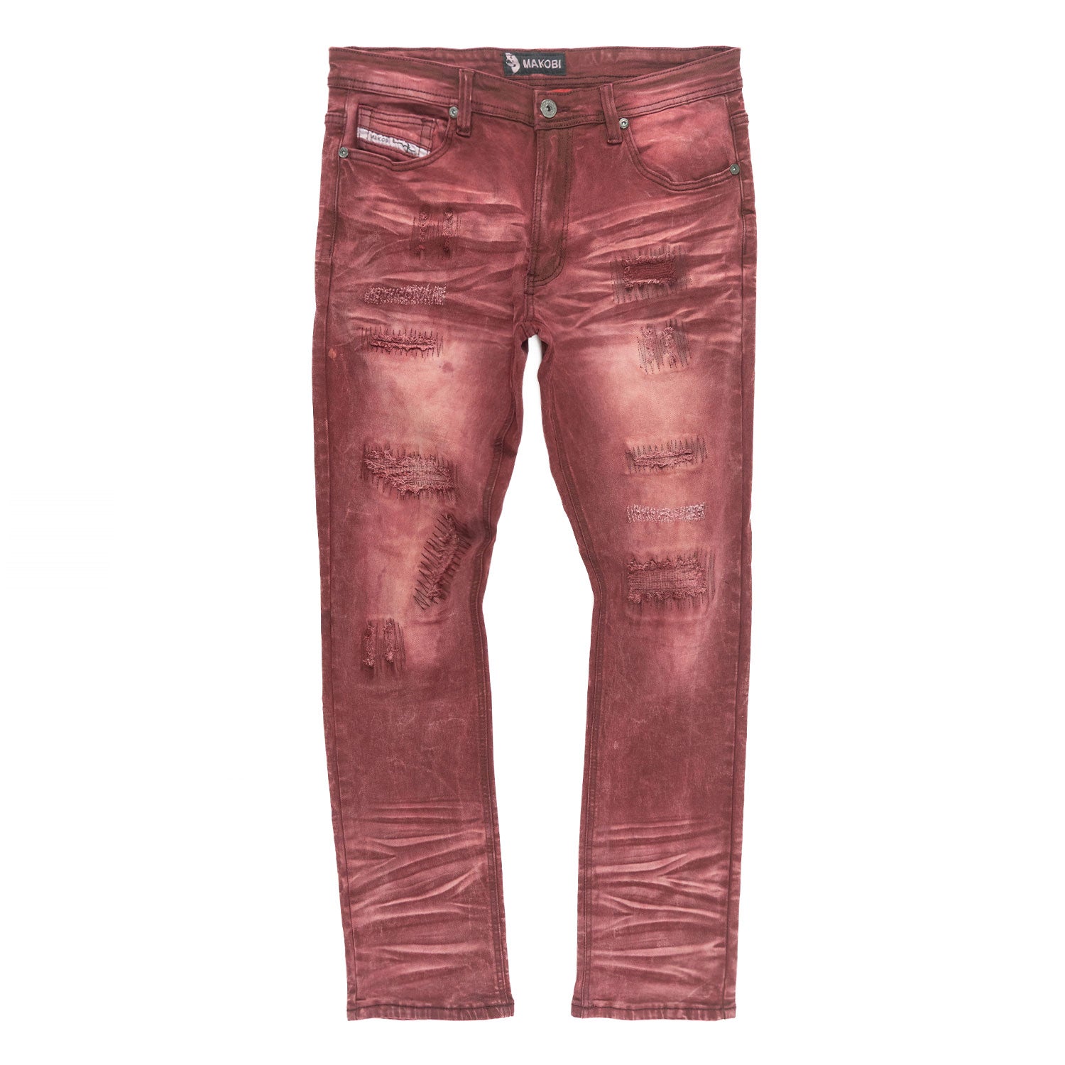 Pants | M1975 Lorenzo Jeans - Burgundy