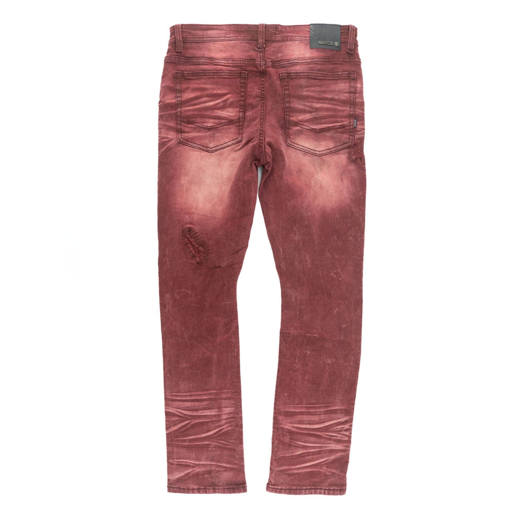 Pants | M1975 Lorenzo Jeans - Burgundy