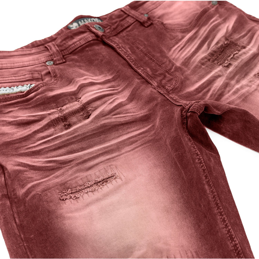 Pants | M1975 Lorenzo Jeans - Burgundy