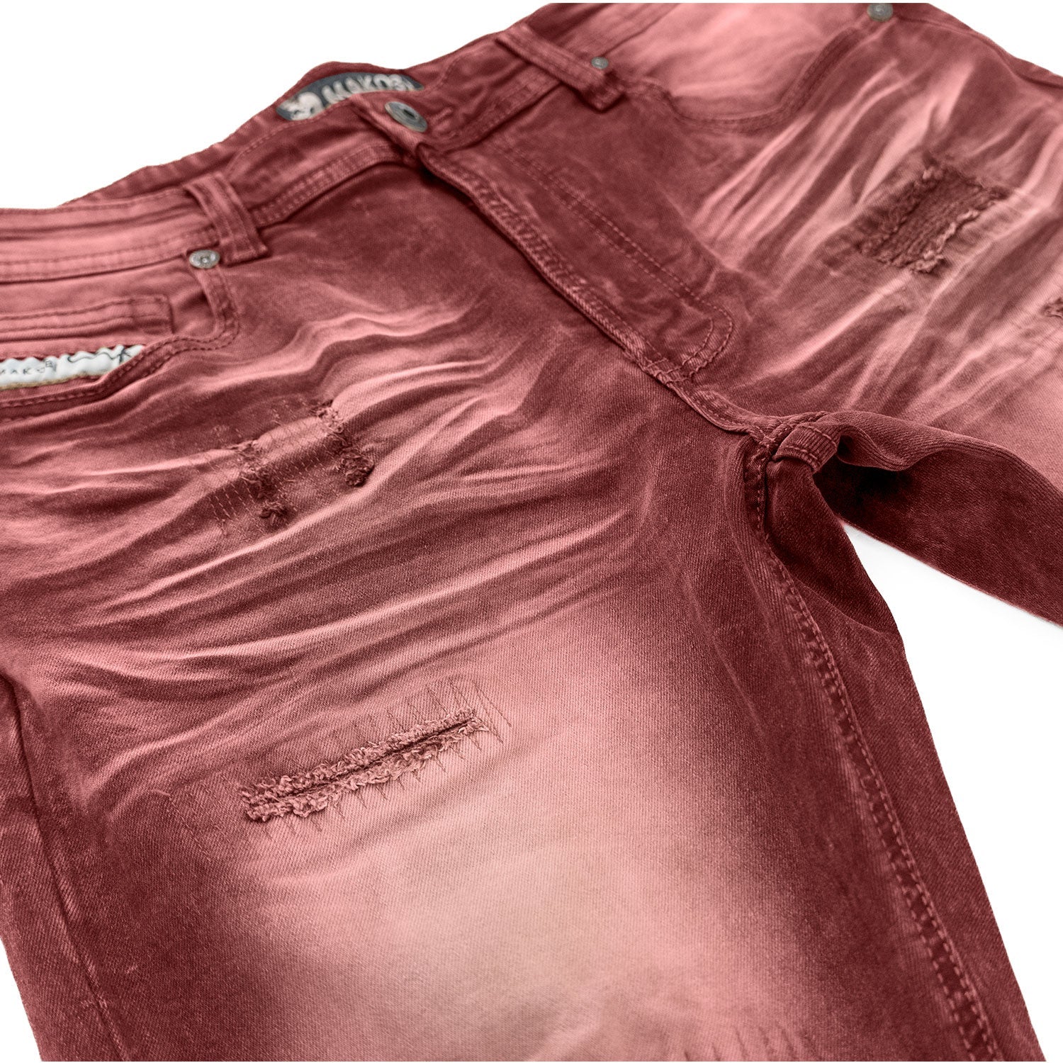 Pants | M1975 Lorenzo Jeans - Burgundy
