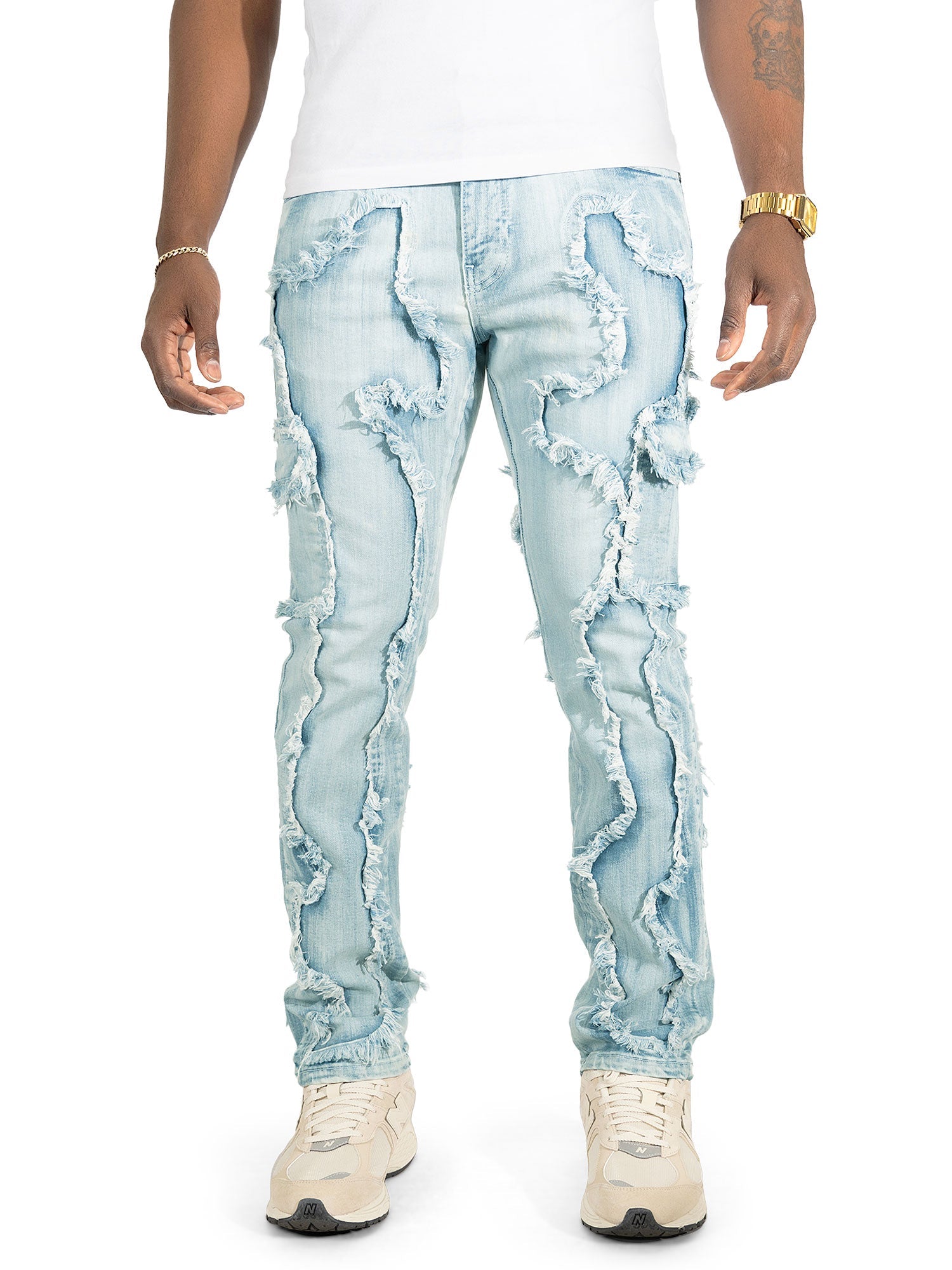 Jeans | M1977 Masino Cargo Pants - Light Wash