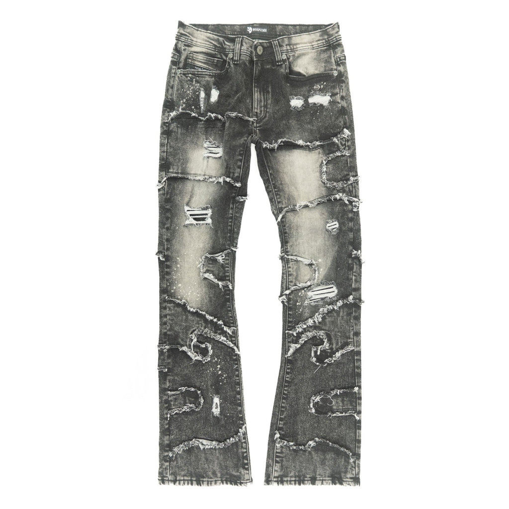 Stacked Pants |M1984 Pastoni Jeans -  Black Wash