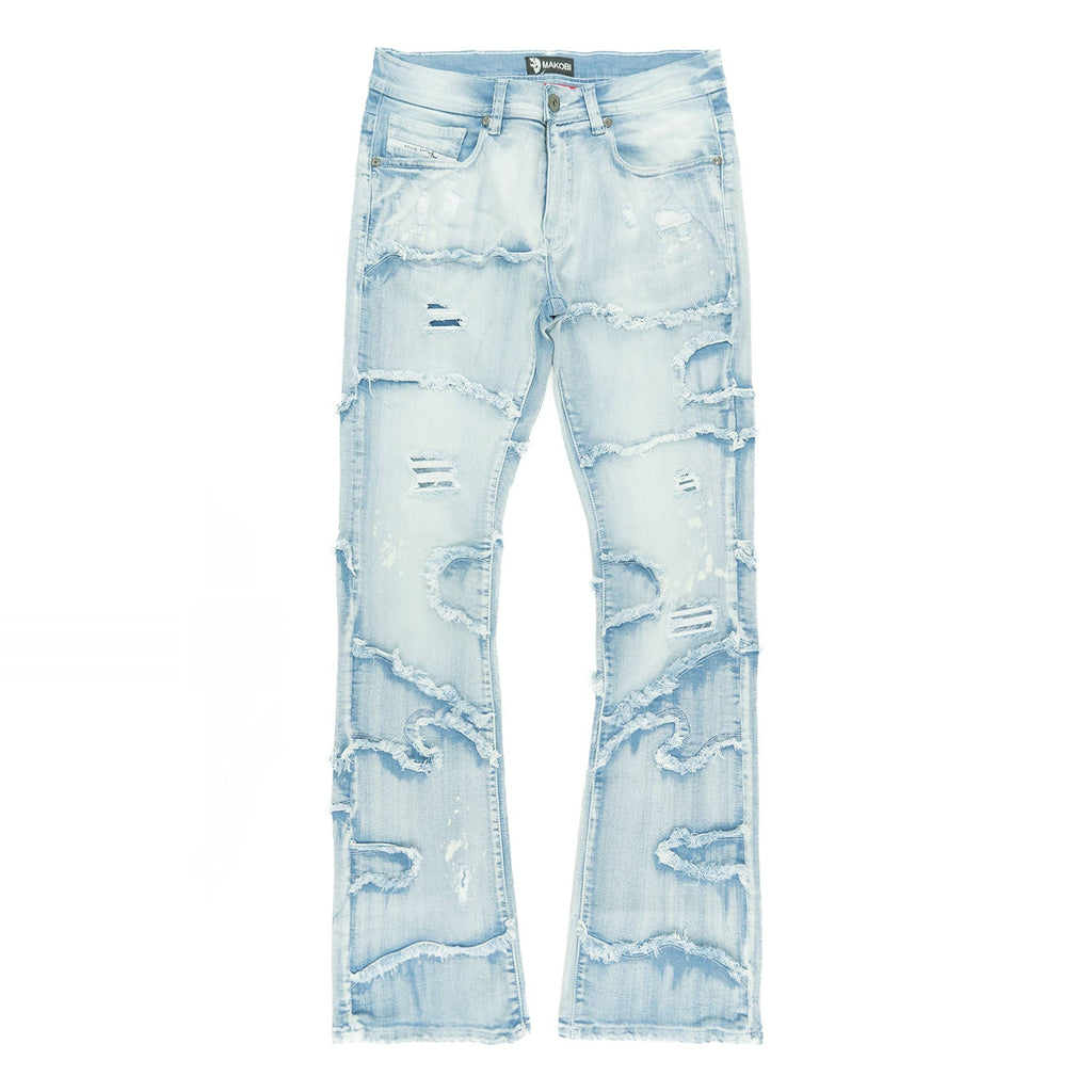 Stacked Pants |M1984 Pastoni Jeans -  Light Wash