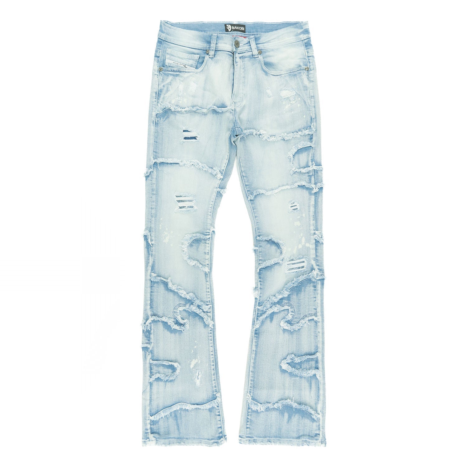 Stacked Pants |M1984 Pastoni Jeans -  Light Wash