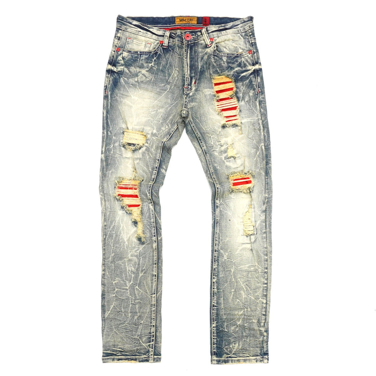 Makobi Leaders Denim Jeans, Dirt, product front