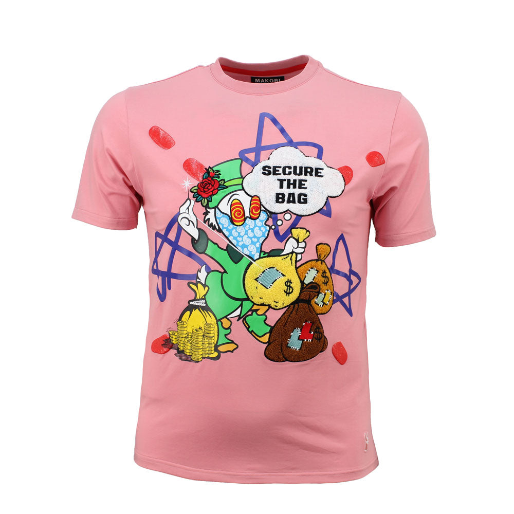 Makobi Secure The Bag Tee, Pink, product front
