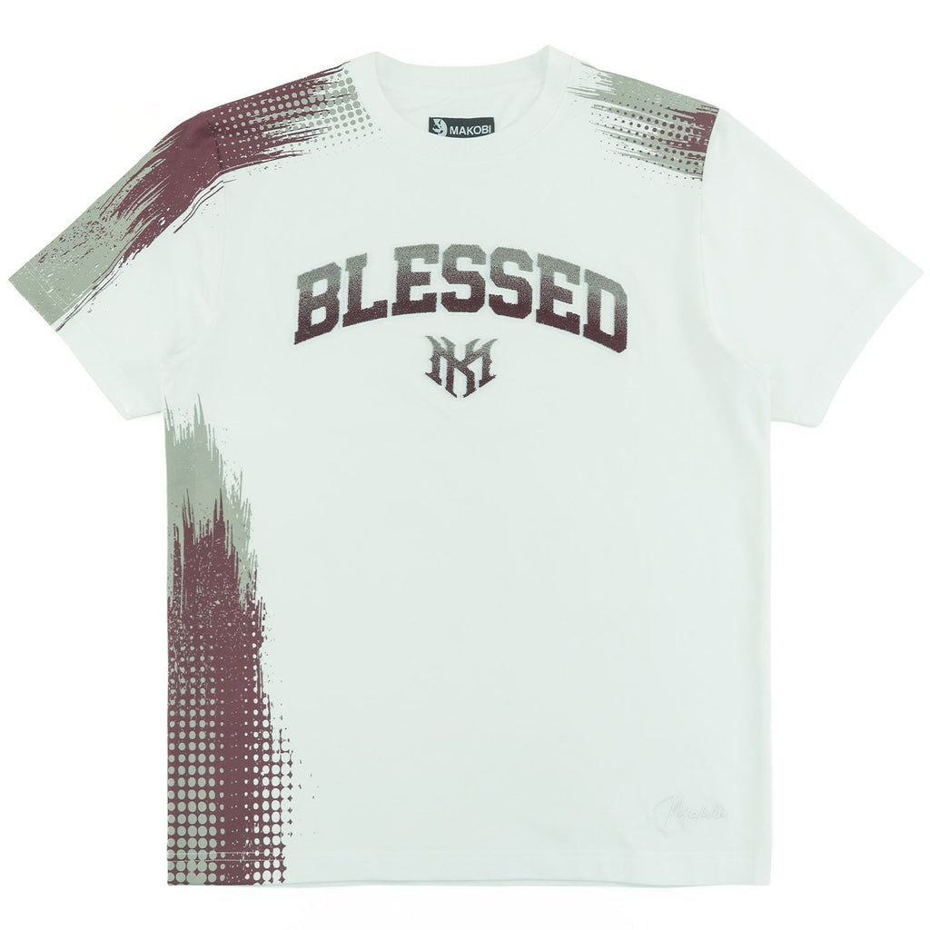 Jersey Shirt | M261 Bendito Blessed Tee - Burgundy