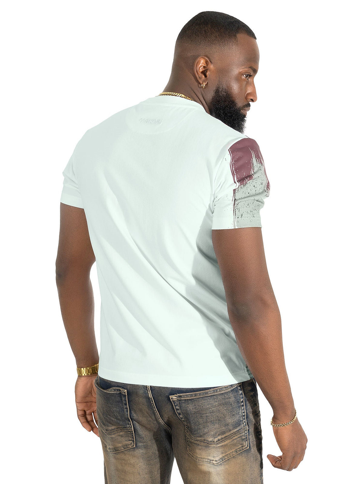 Jersey Shirt | M261 Bendito Blessed Tee - Burgundy