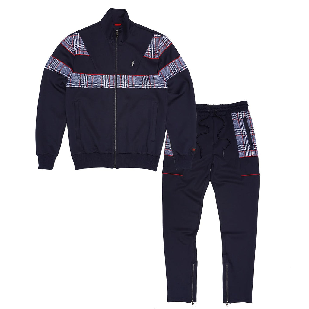 M2780 Makobi PolyPlaid Track Set - Navy
