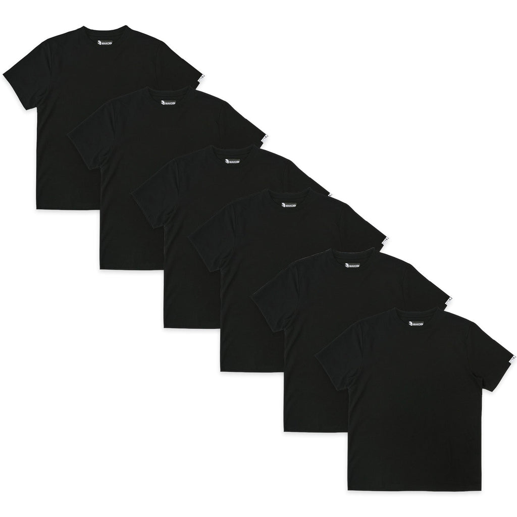 Tee | M303 Makobi Essentials Bundle of 6 - Black