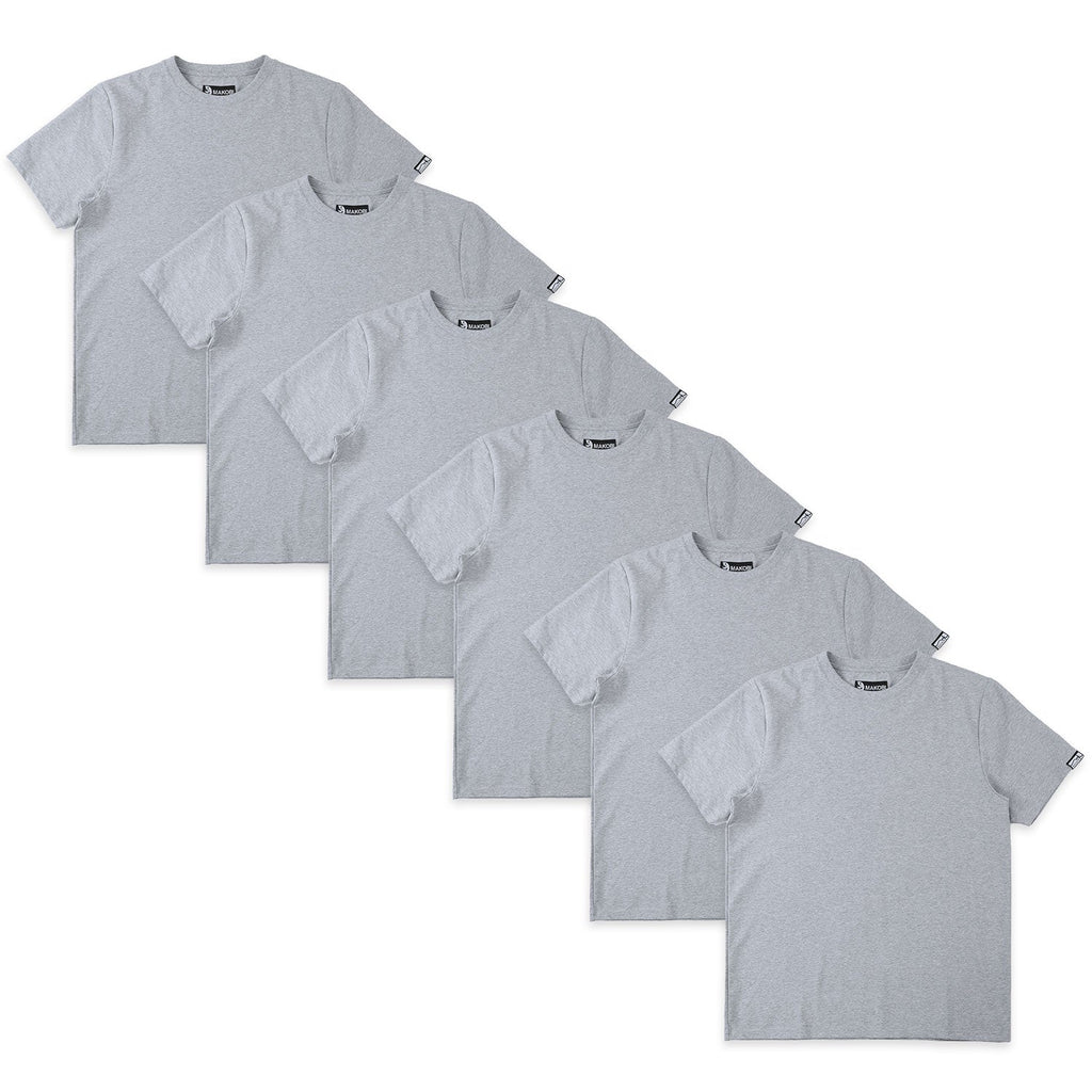 Tee | M303 Makobi Essentials Bundle of 6 - Gray