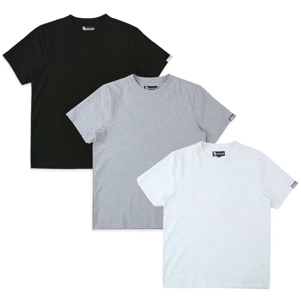Tees|M303 Makobi Essentials Bundle Pack Tri-Color