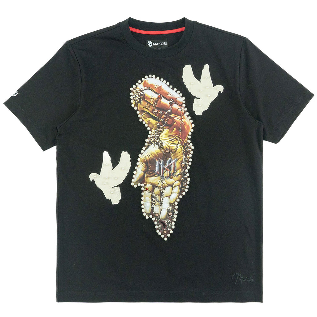 Jersey Shirt | M309 Rosario Tee - Black