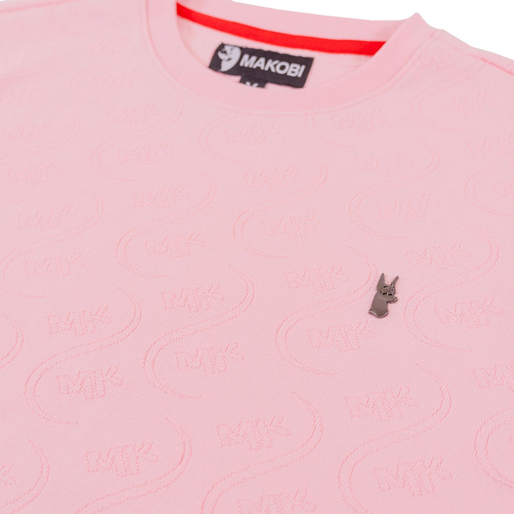 M316 Sartoni Embossed Tee - Pink