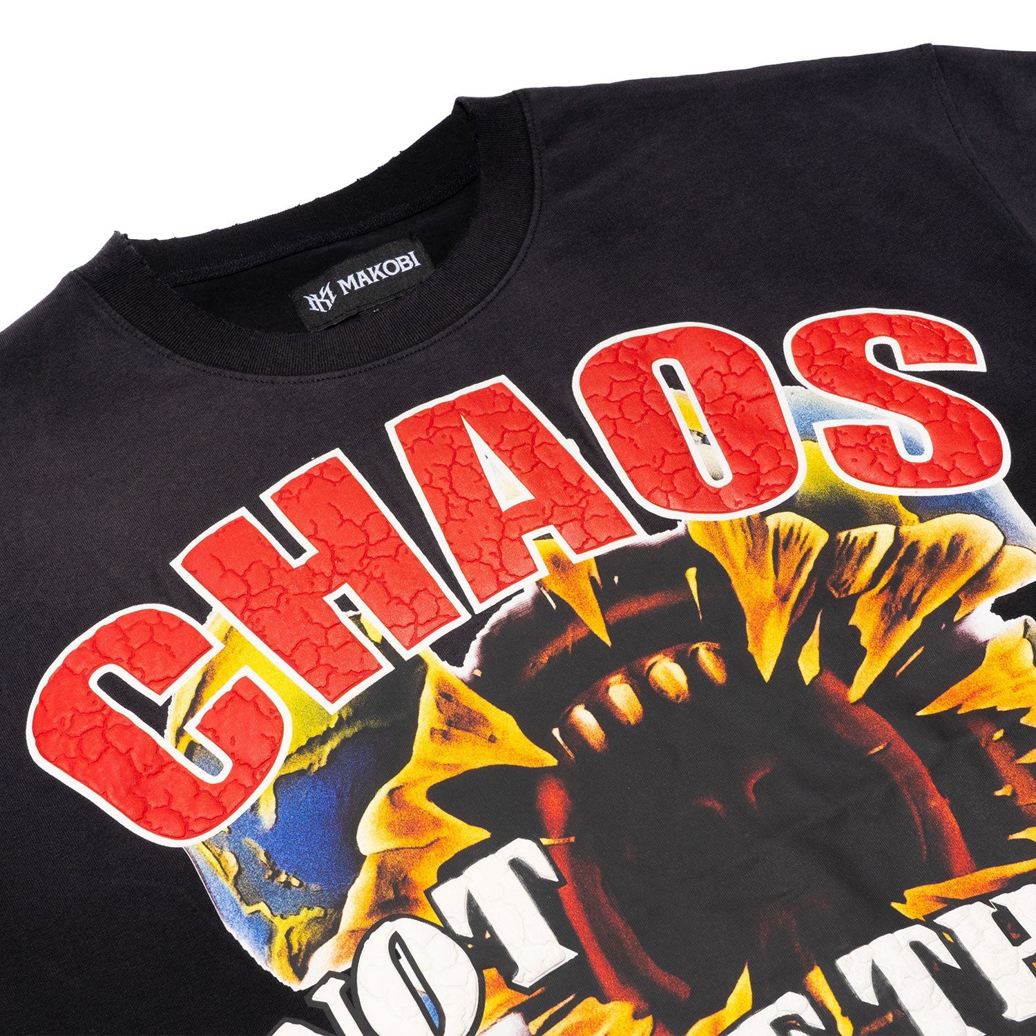 M318 Chaos Oversized T-shirt - Black
