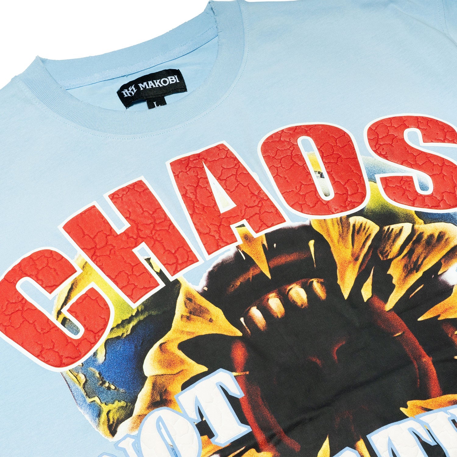 M318 Chaos Oversized T-shirt - Blue