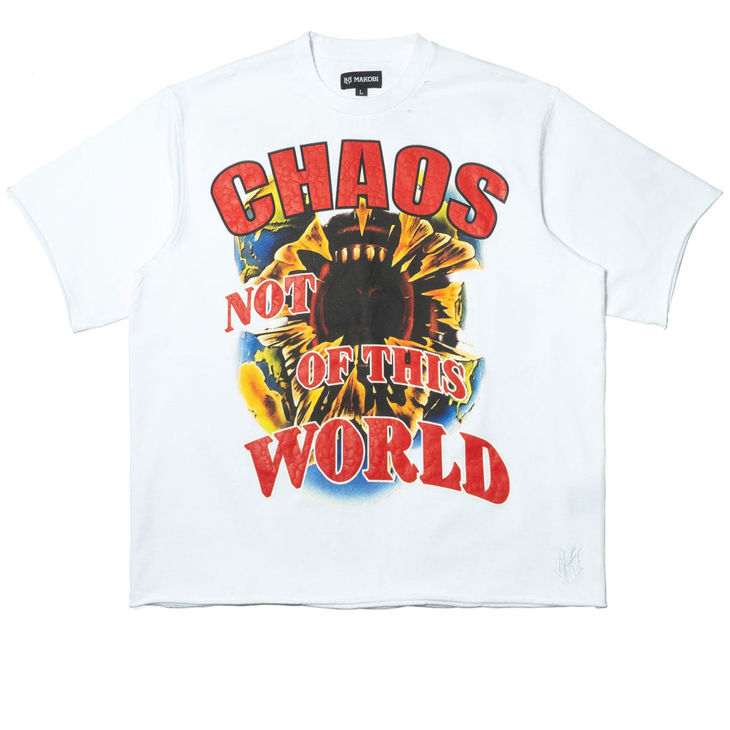 M318 Chaos Oversized T-shirt - White