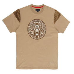 Makobi Leone Tee in Khaki, front view