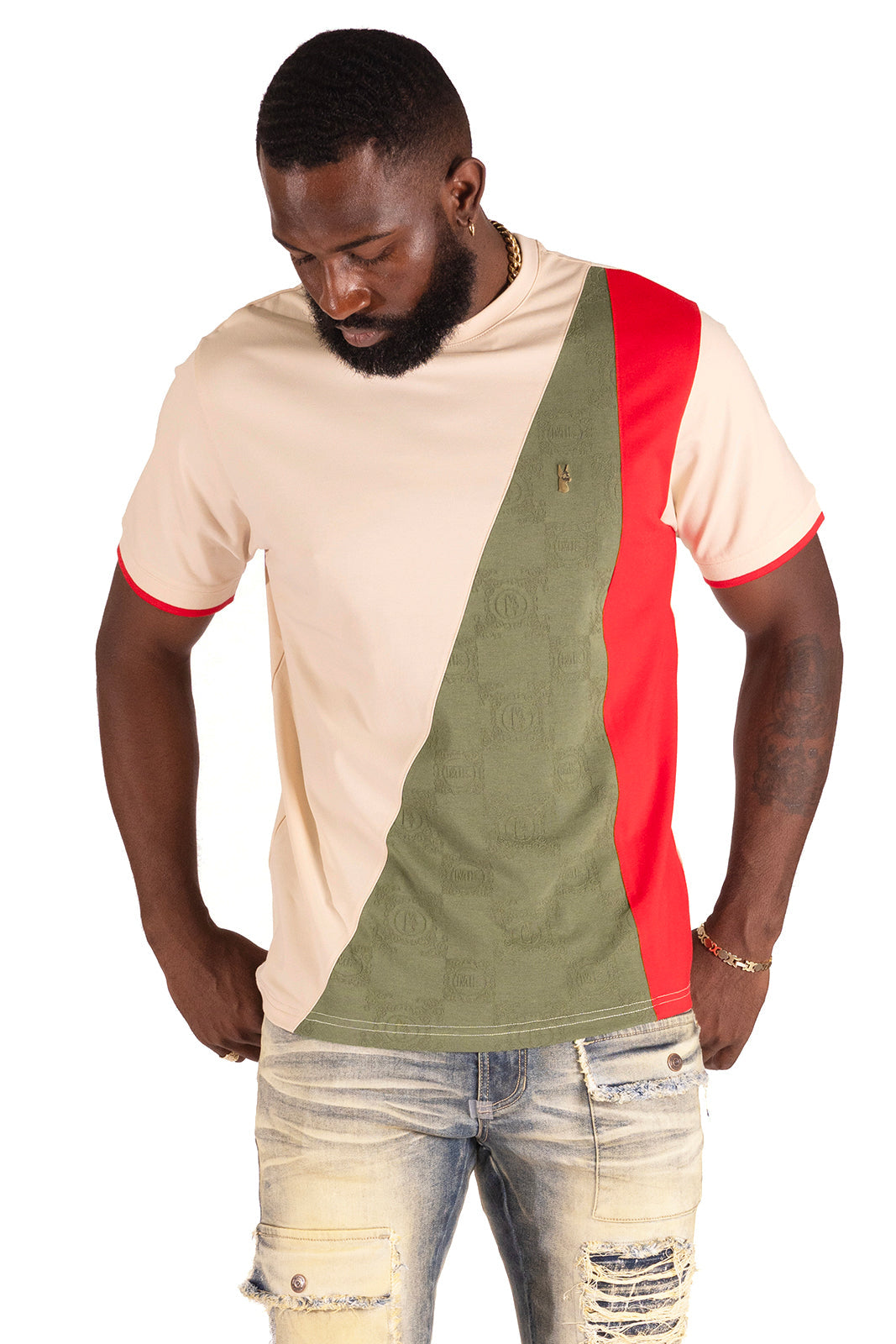 Makobi Benini Tee, Oat, product front