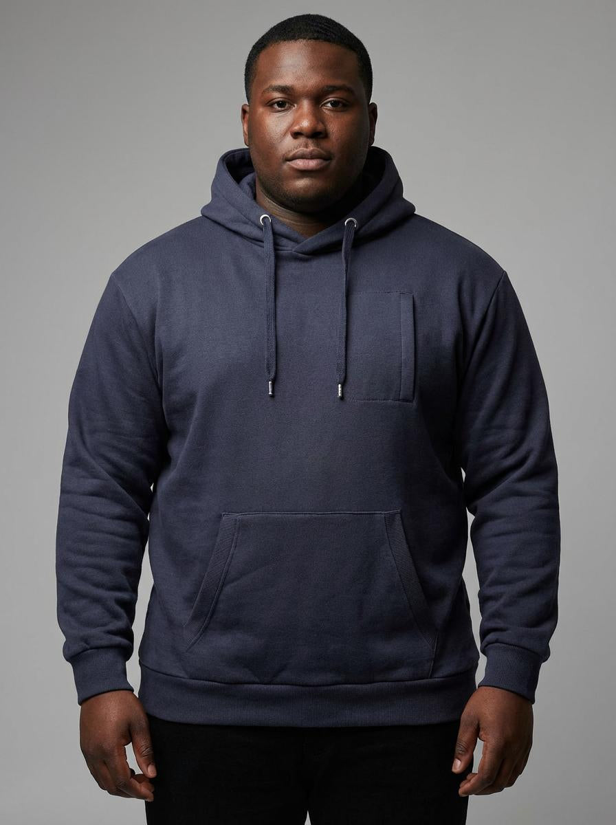 3525 "The Solid" Fleece Pull-Over hoodie - Navy