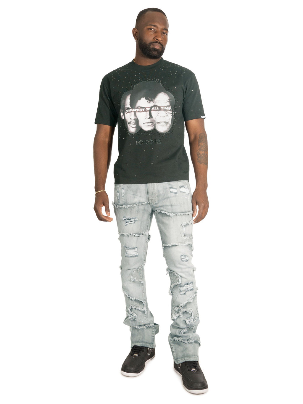Jersey Shirt| M353 Icons Tee - Black