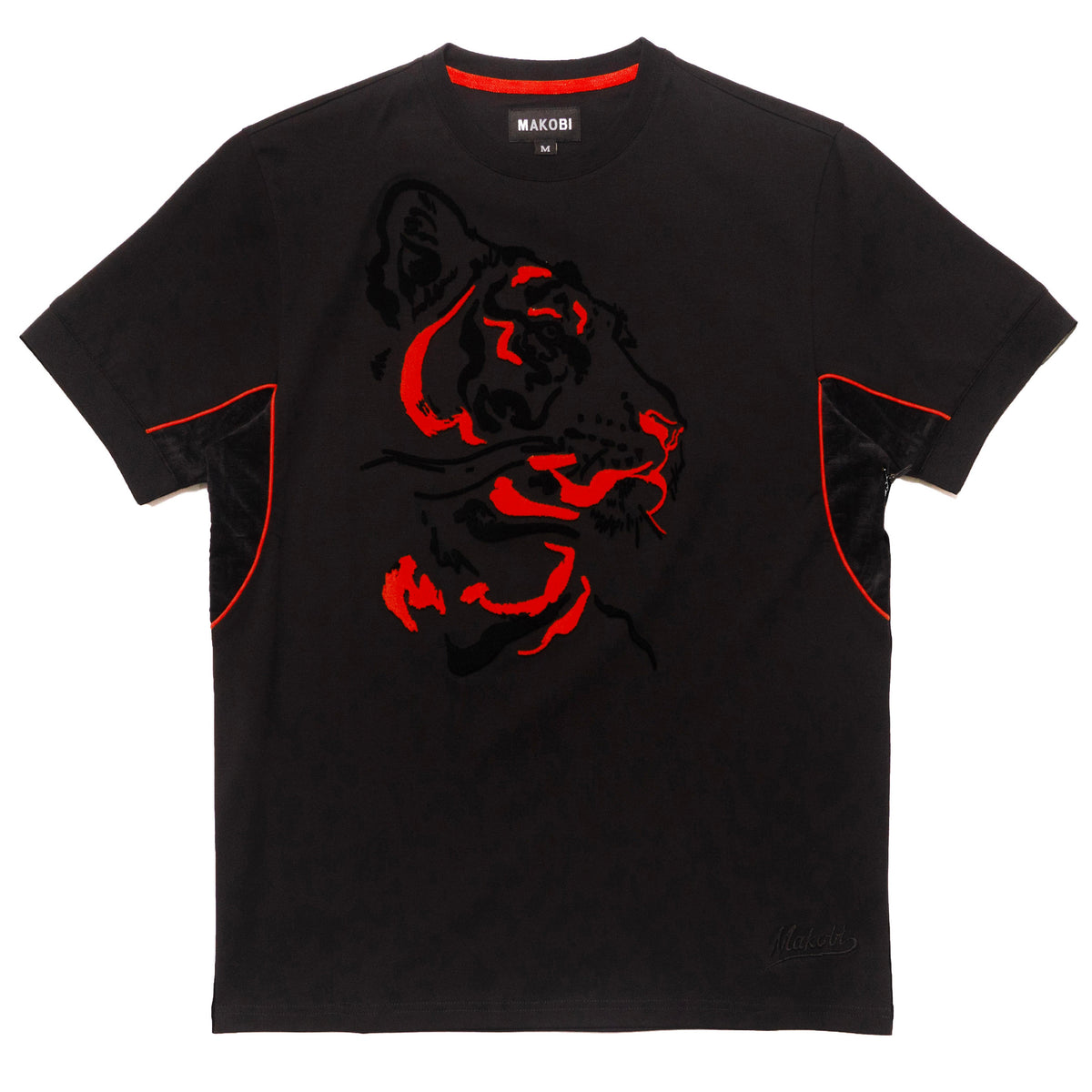 Makobi Gabana Tiger Tee, Black, product back