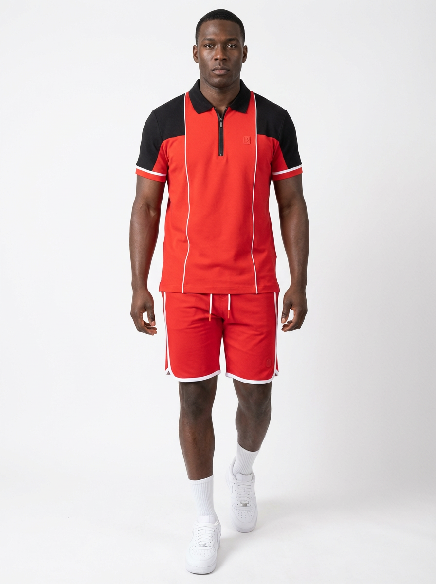 M364 Lorini Polo Shirt - Red