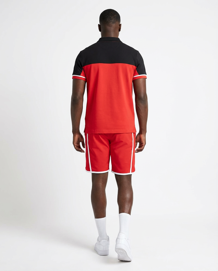 M364 Lorini Polo Shirt - Red