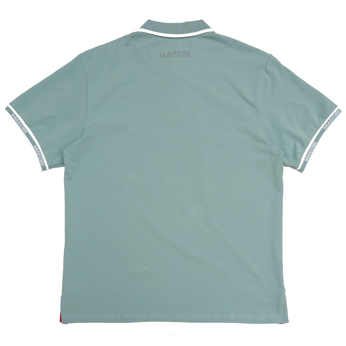 Makobi Essential Polo Shirt, Mint, product back