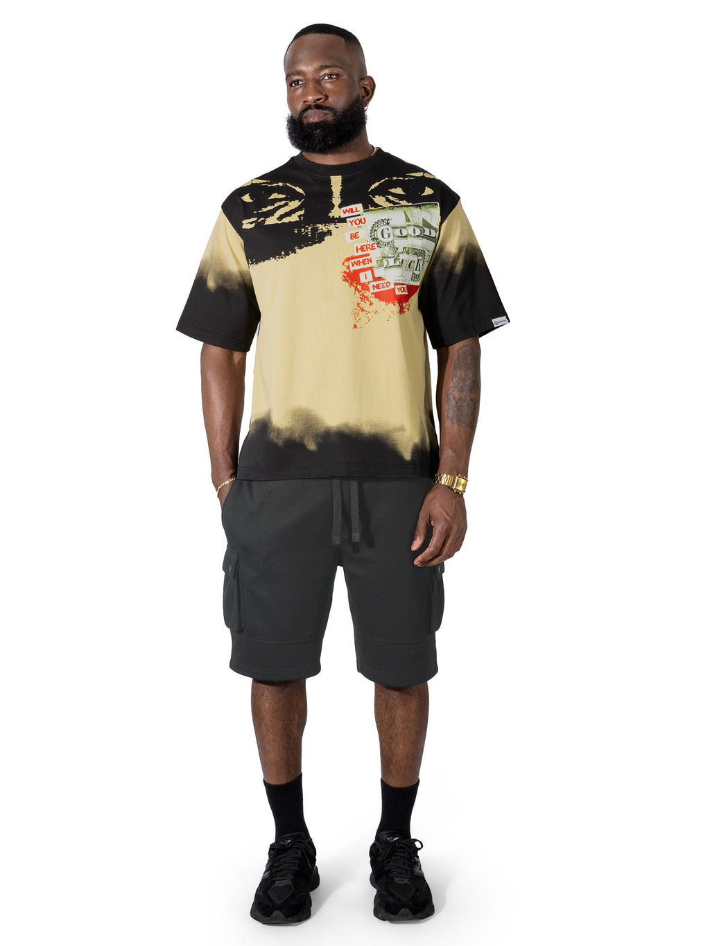 M369 Good Luck Money Tee - Khaki