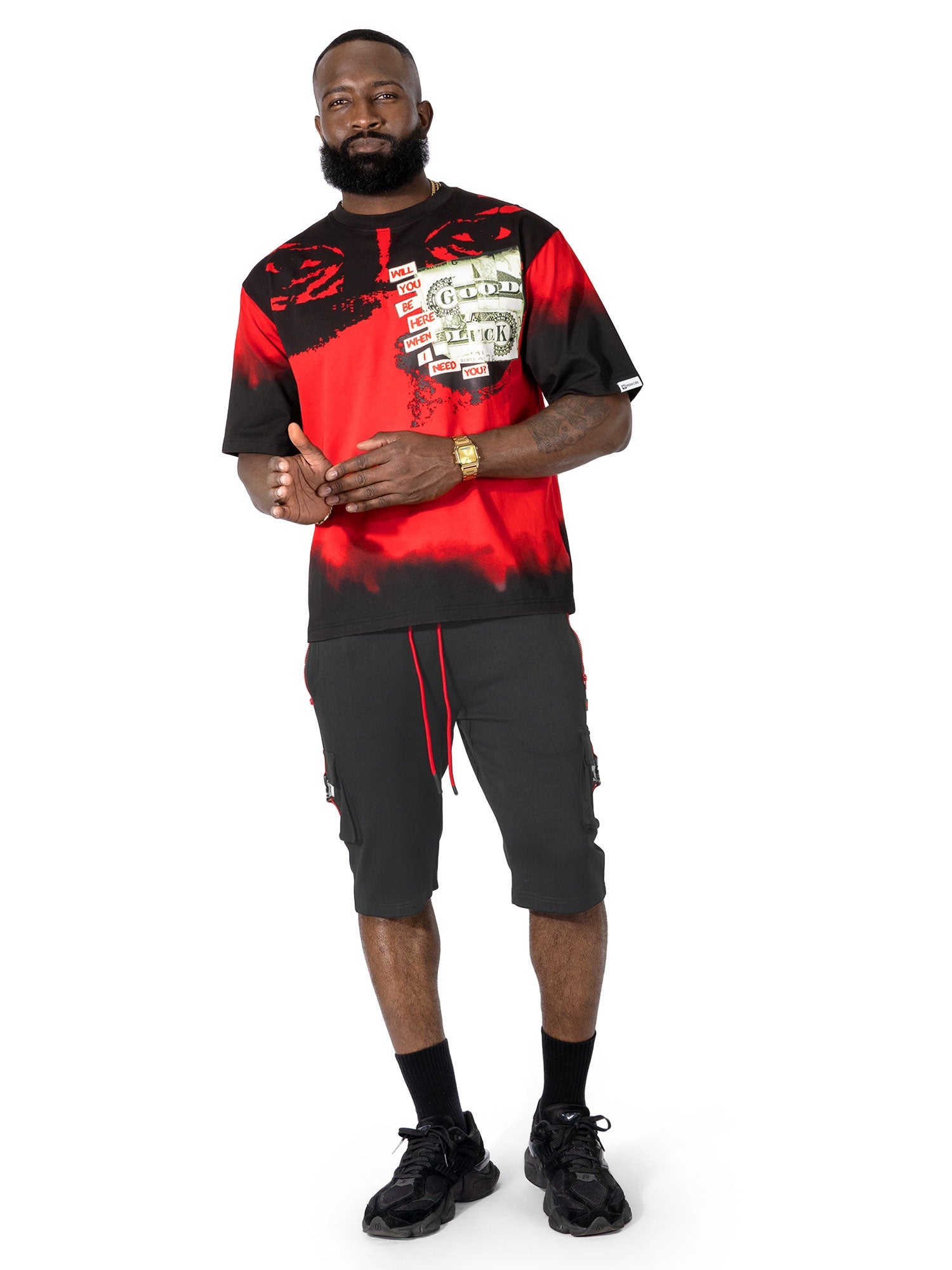 M369 Good Luck Money Tee - Red