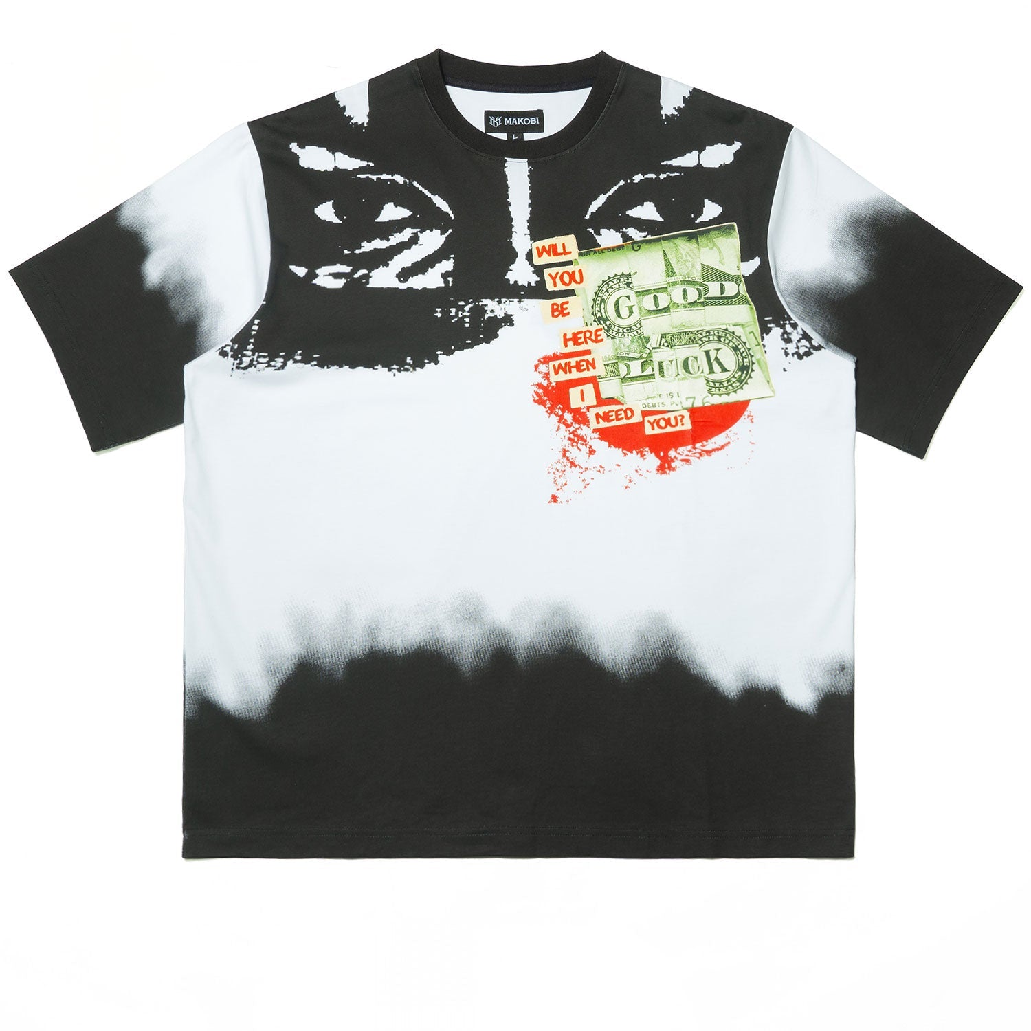 M369 Good Luck Money Tee - White
