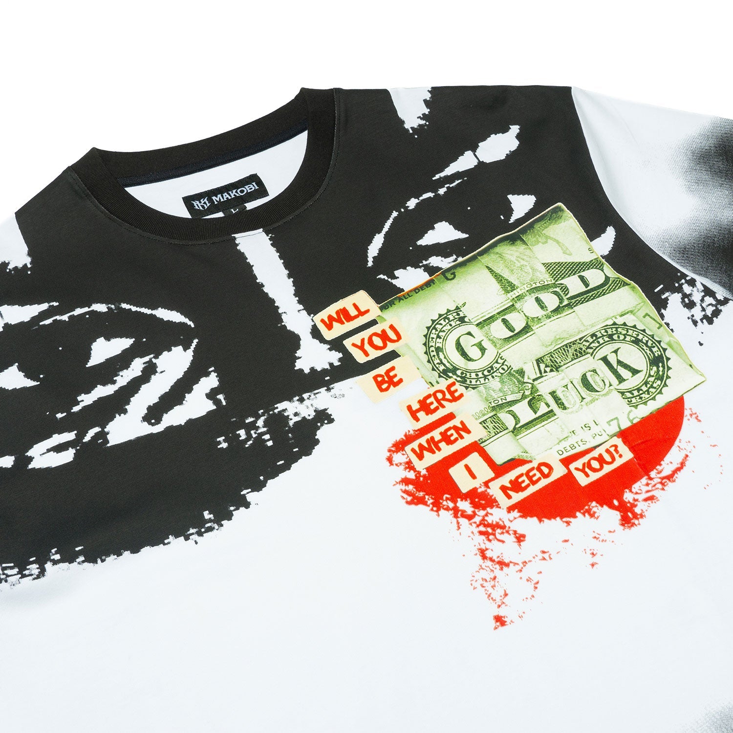 M369 Good Luck Money Tee - White