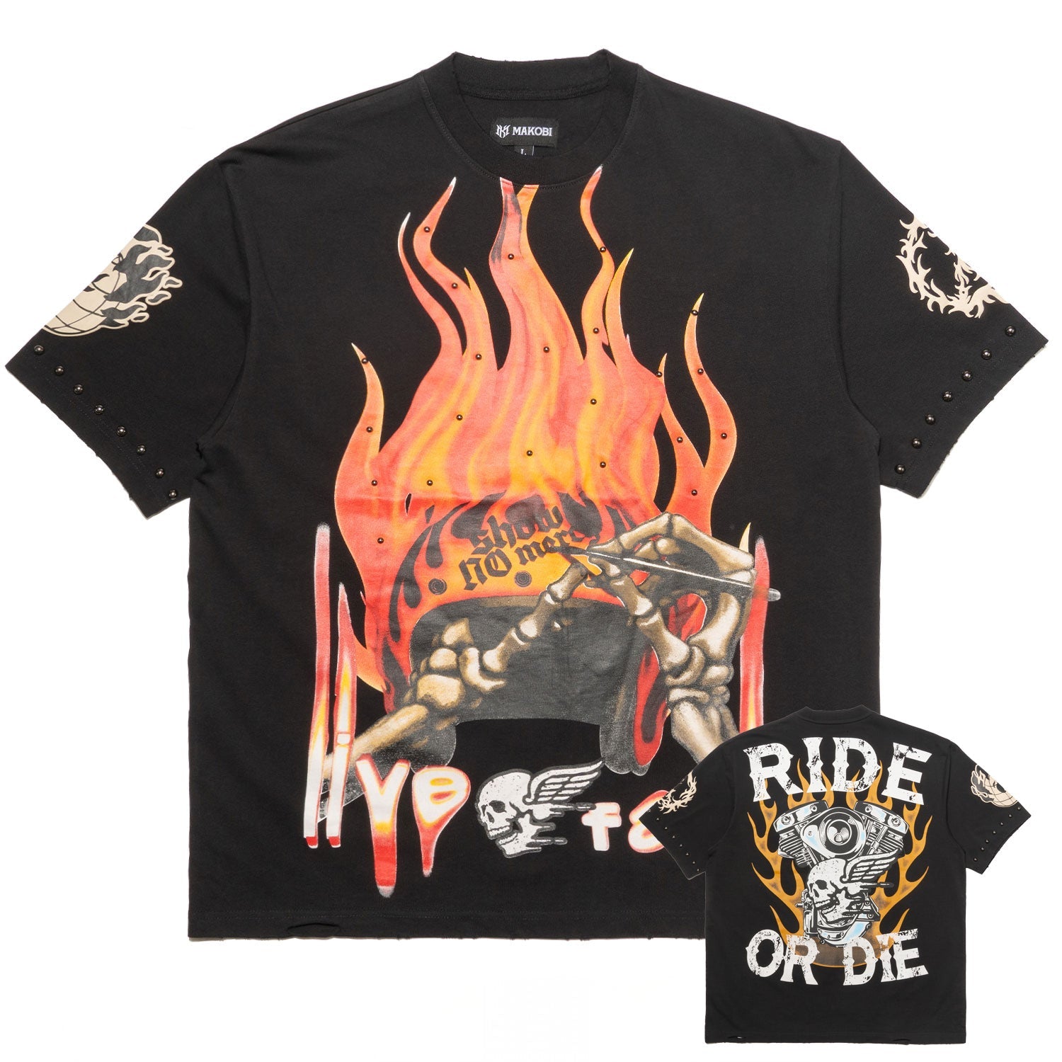 M382 Live Fast T-shirt - Black
